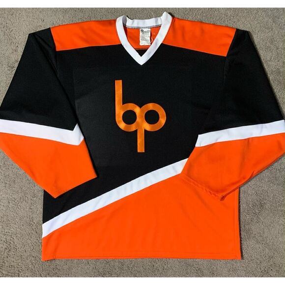Philadelphia Flyers Minor League bp Quadra Hockey Jersey Canada #5 Flaherty Sz L - Picture 1 of 16
